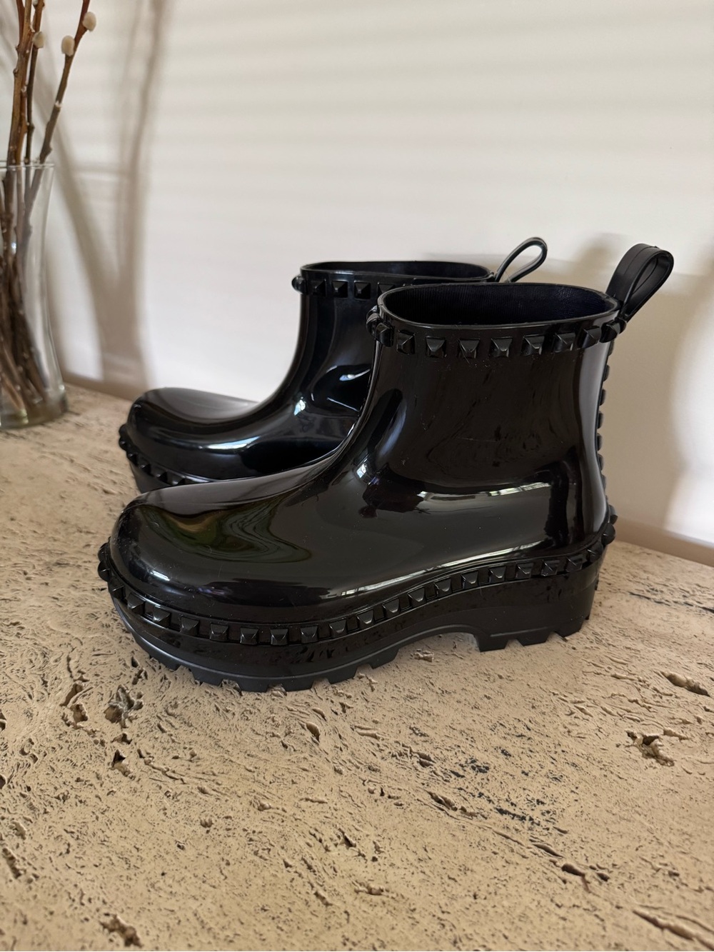 CARMEN SOL Made In Italy Graziano Jelly Studded Boots. Sz EU41. MSRP $295 - Picture 6 of 16